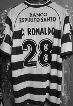 **FRIDAY SALE **Sporting CP C. Ronaldo #28 Reebok Jersey
