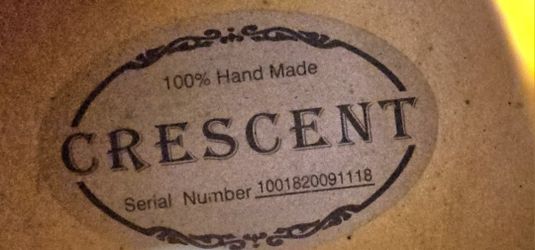 Crescent Handmade Acoustic Guitar 