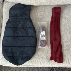 Winter Dog Clothes Like New