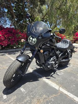 2022 Honda Rebel 1100 DCT ABS — 2,521 Miles — Corbin Seat + Memphis Shades Windshield — $9,195 OBO
