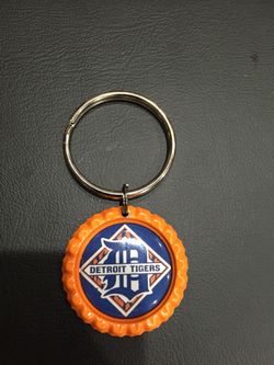 Detroit keychain