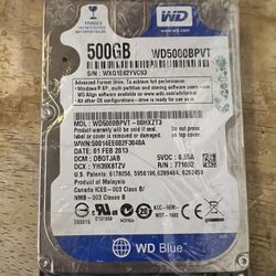 Western Digital 500GB 2.5" Playstation 3/Playstation 4 Hard Drive (PS3 Fat, PS3 Slim, PS3 Super Slim, PS4)