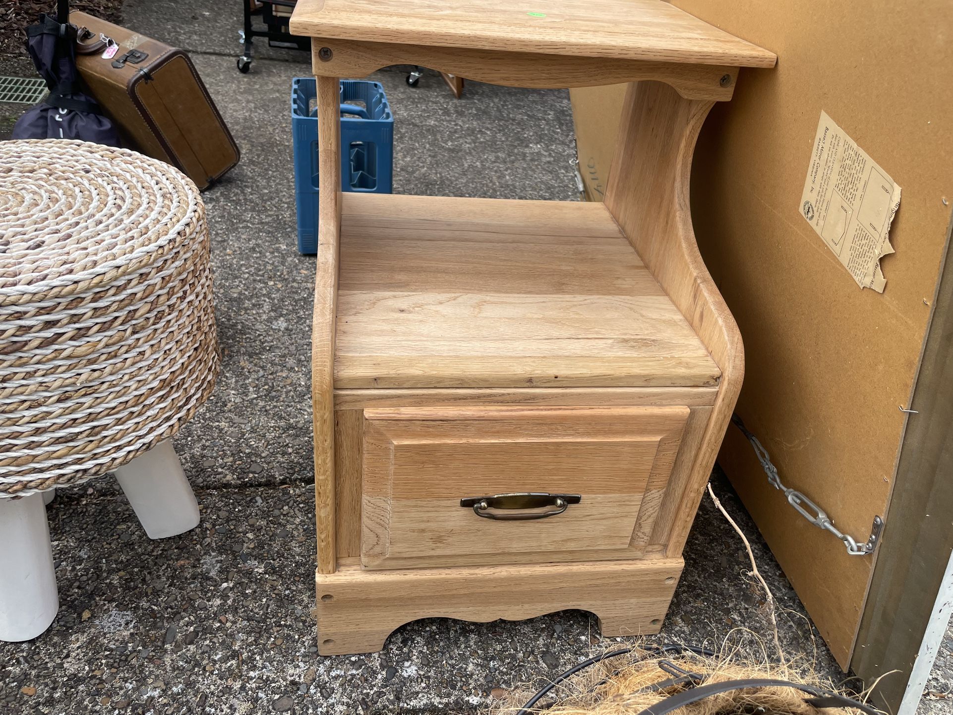 Solid Wood Side Table