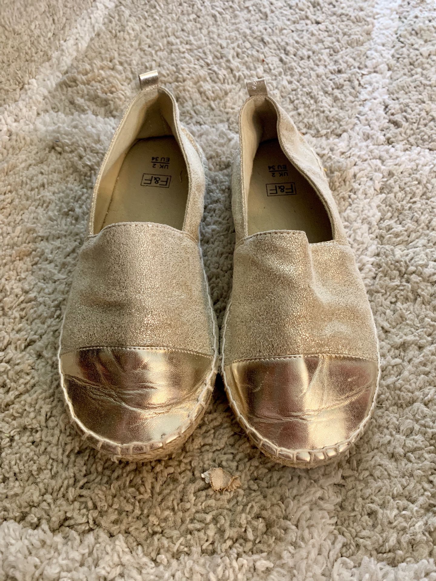 F&F girls shoes size 3