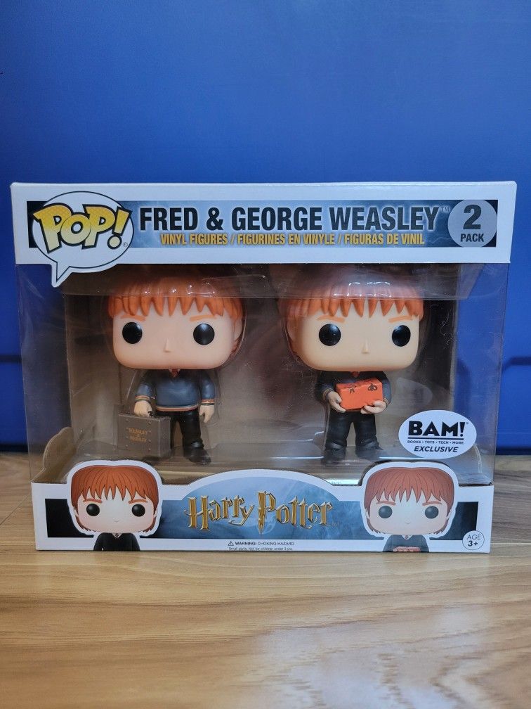 Funko Pop! Vinyl: Harry Potter 2 Pack - Fred & George Weasley bam exclusive