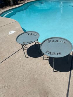 Shabby Metal / iron (2) multi purpose use- priced for both