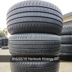 215/55/16 Hankook Kinergy GT 140$
