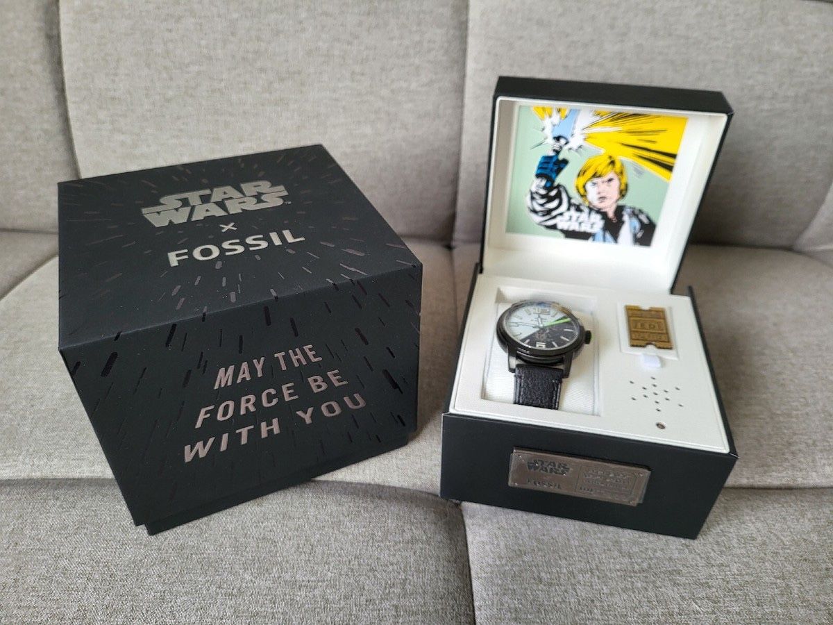 Star Wars x Fossil Limited Edition Luke Skywalker Wristwatch/Watch #126/1083