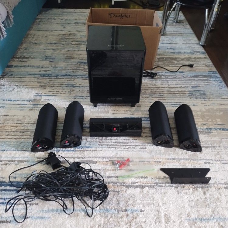 Harman Kardon 5.1 channel home theater speaker system