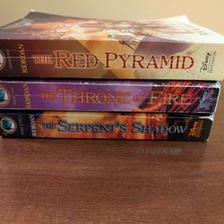 The Kane Chronicles by Rick Riordan 3 Book Set