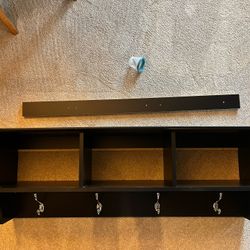 Coat rack with Cubbie Storage