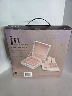 Jessica Moore Double-Layer Stackable Jewelry Box