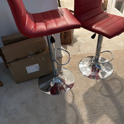Red Bar Stools