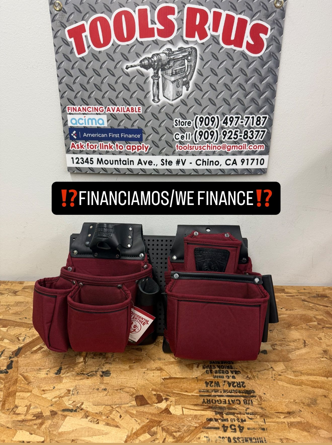 R8080DB OCCIDENTAL LEATHER Oxylights Framer Set(SOLO POUCHES)**(FINANCIAMOS/WE FINANCE)**