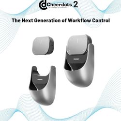 Cheerdots2 Bluetooth Detachable Air Mouse Touchpad Mouse with Voice Recording, 