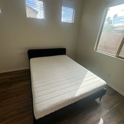 Bed With Frame -less Than 4 Months Old -Hardly Any Use