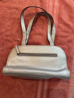 Vintage Villager by Liz Claiborne Silver Studded Shoulder Bag