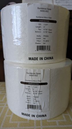 Sundance Spas 6540-502 Filters (2)