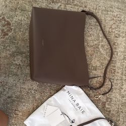 Mina Baie - Harlow Vegan Full Diaper Bag - coco Brown 