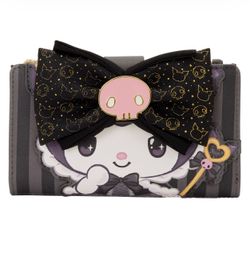 Sanrio Kuromi 2oth Anniversary Flap Wallet