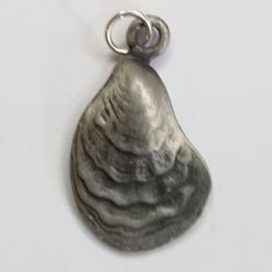 3 D Oyster Shell Charm/pendant 