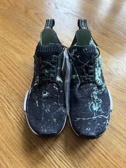 New Adidas NMD R1 Prime Knit Black White Green Mens Casual Running Shoes Size  8 for Sale in Wolcott, CT - OfferUp