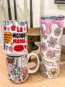 Bundle Of 2 Mugs And A 30 Oz Tumbler For Moms Day