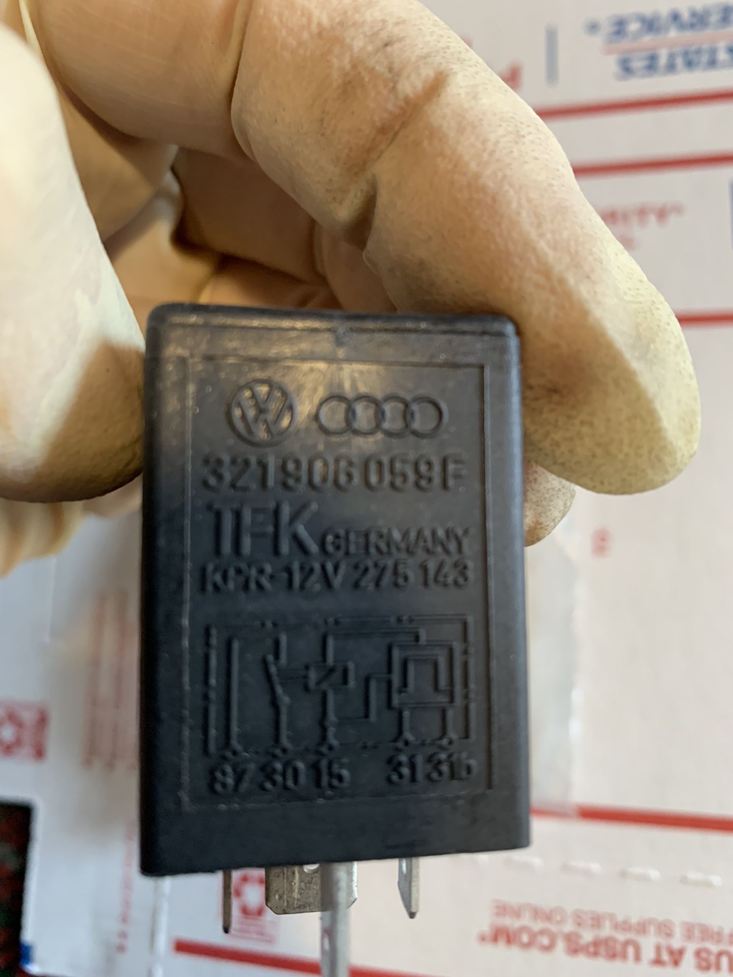 Volkswagen Audi Fuel Pump Relay New Original