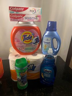 Things we need for the laundry and for personal use as well.