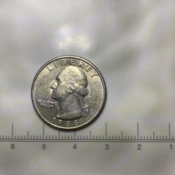 1988-D Washington Quarter Double Die Mint Mark