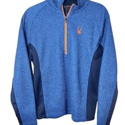 Spyder Blue And Black Pullover Sweater. Size Mens Med. New