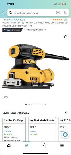 Dewalt Palm Sander 