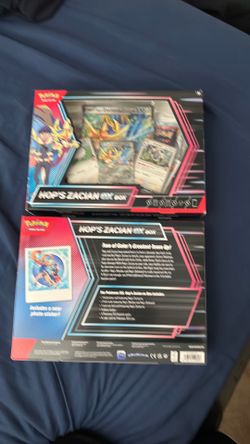 Pokemon cards hop’s zacian ex box