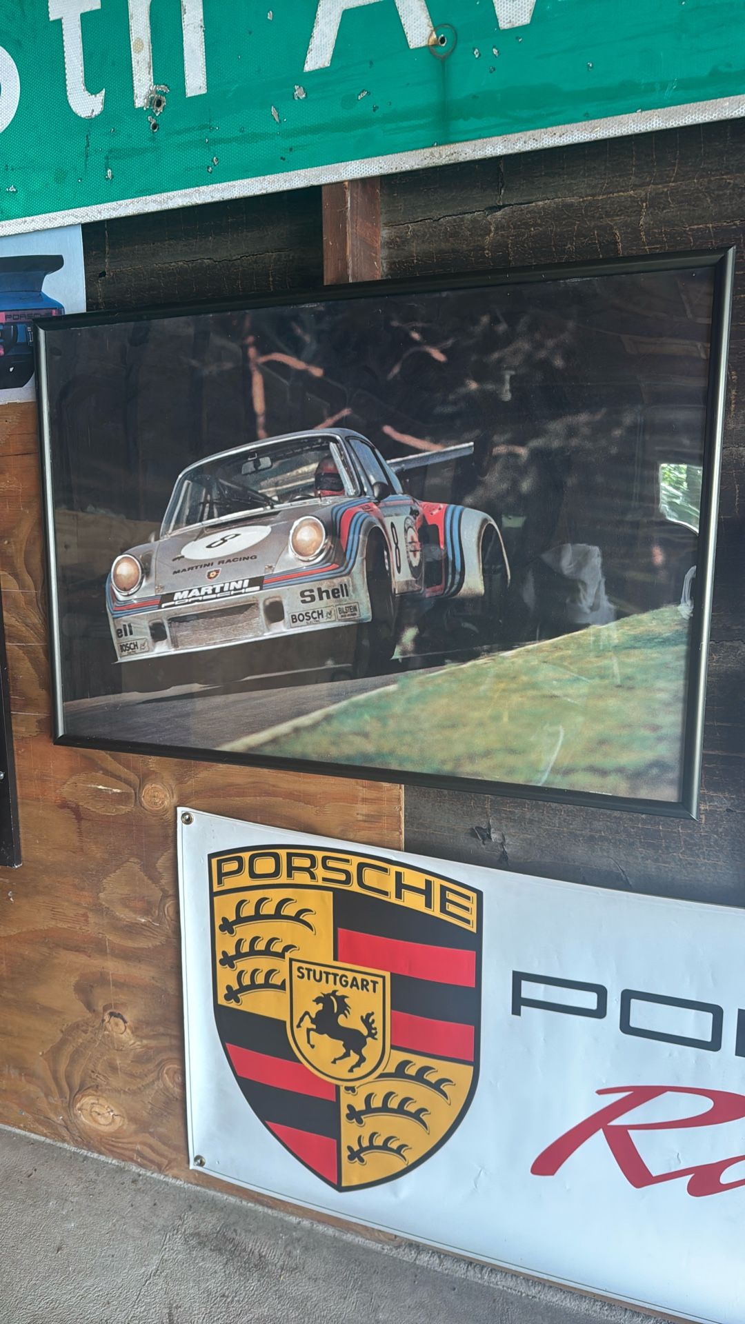 Martini Racing #8 Porsche 911 Carrera RSR Framed Image