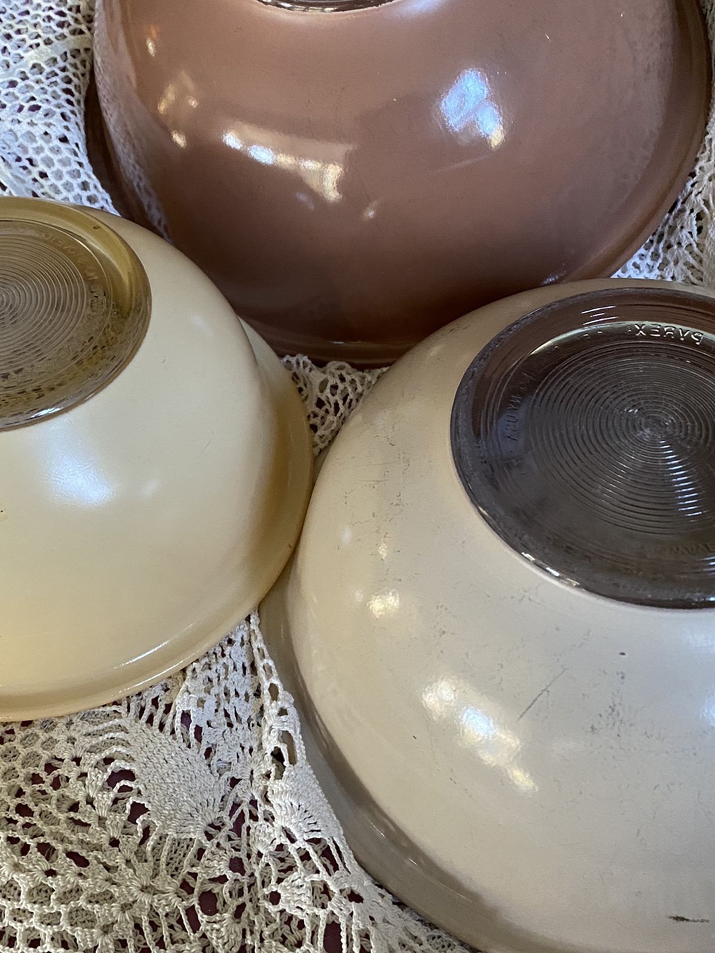 Vintage  Pyrex Autum Rainbow