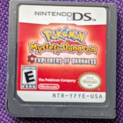 Pokemon Mystery Dungeon Explorers Of Darkness For DS (Loose)