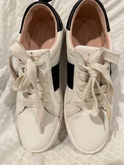 Kate Spade New York White Leather Sneakers