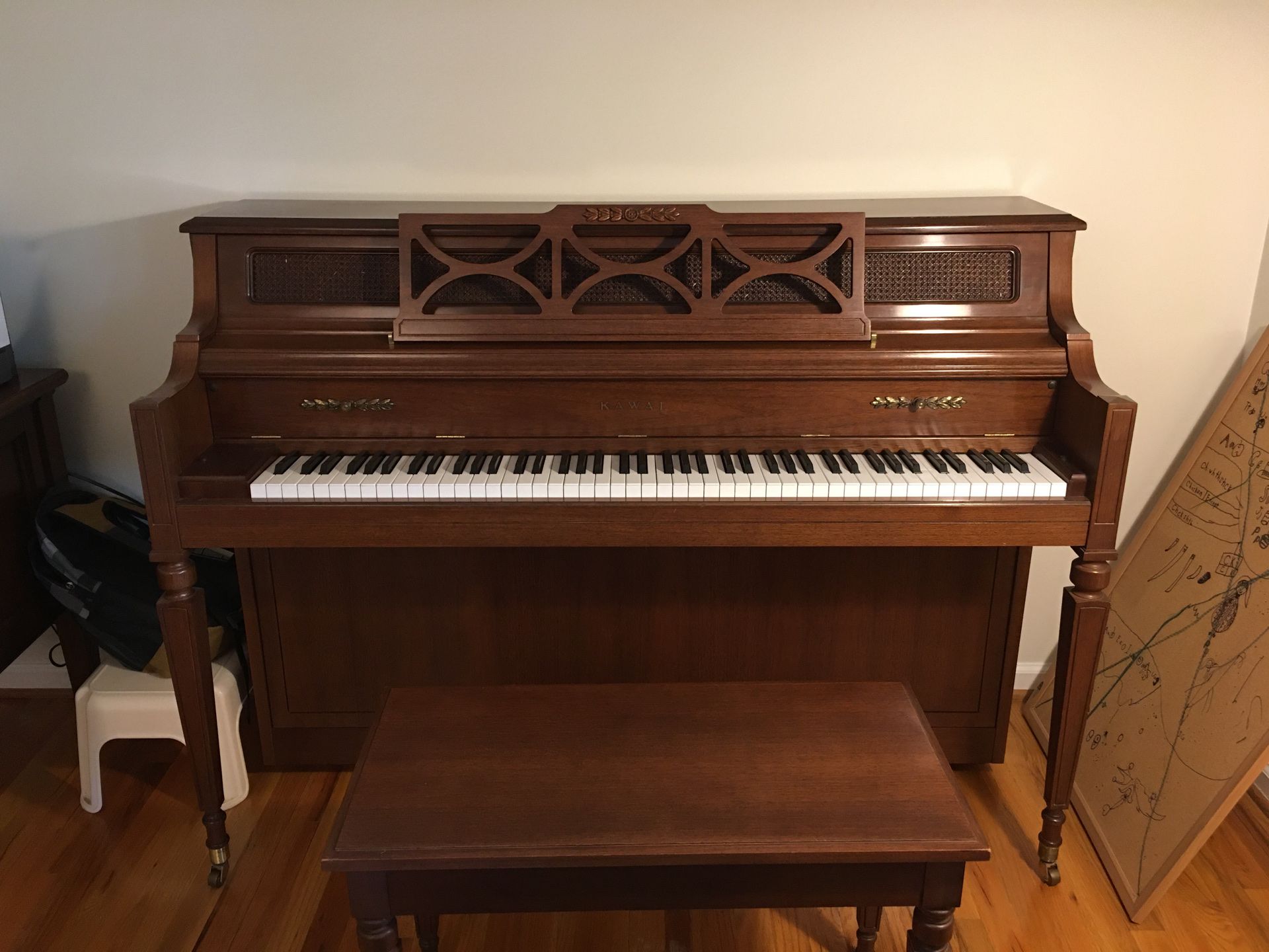 Kawai upright piano