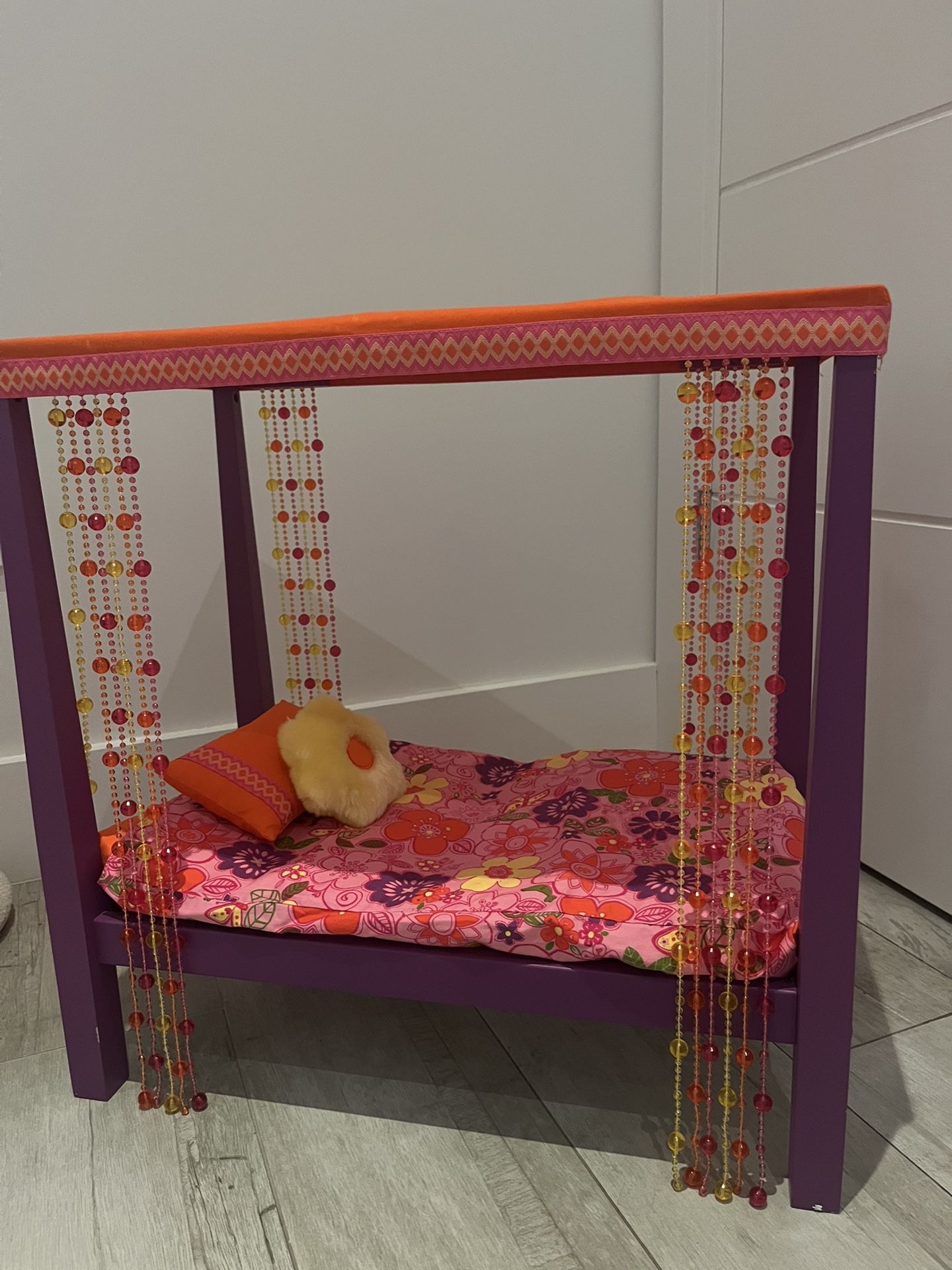 American Girl Doll Bed - Julie (All Pieces Included)