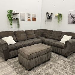 Gray Sectional Couch - Free Delivery 