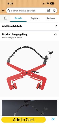 Stone jig with chain