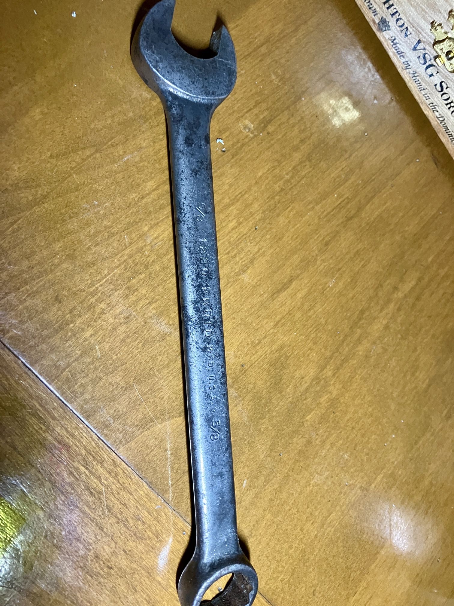1945: 1948 PROTO MFD USA 1220 5/8” Vintage Wrench