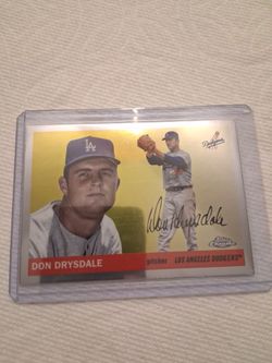 2025 Don Drysdale, Topps Chrome Card # 411
