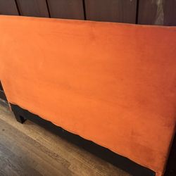Burnt Orange Soft Headboard (Queen)