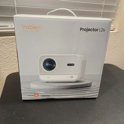 Yaber Projector L2s - 4K, Wifi & Bluetooth, JBL Builtin Speakers(Brand New)