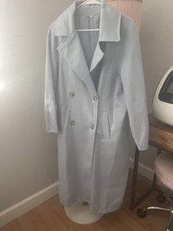 Powder Blue And Tan Coats Small  🧥 