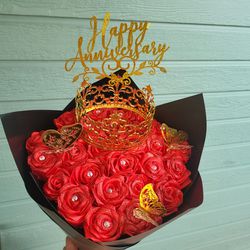 Happy Anniversary Eternal Rose Bouquet ❤️ 