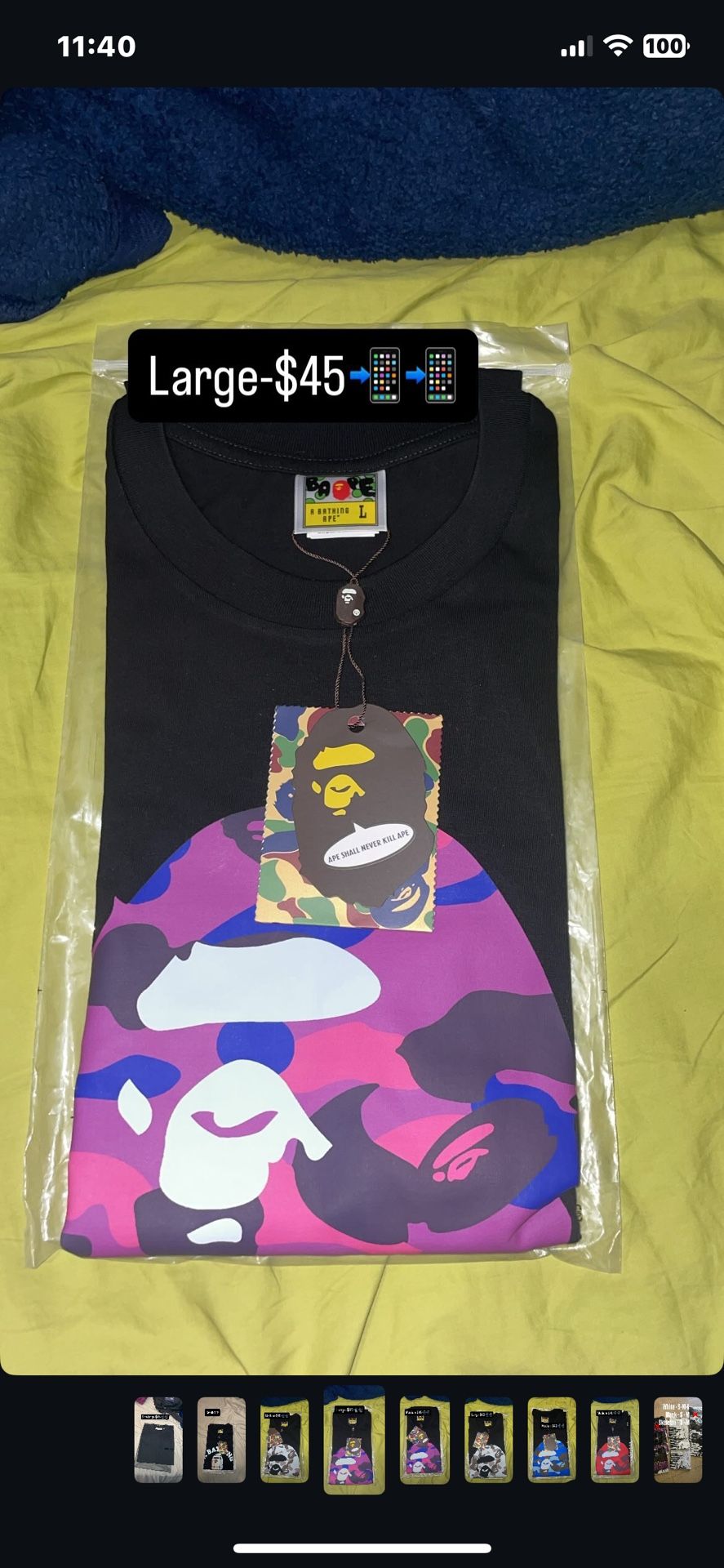Bathing Ape Tees