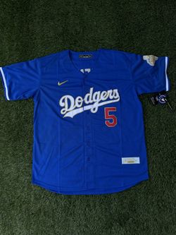 2025 Freddie Freeman Dodgers Jersey – Blue Gold Edition All Sizes Available