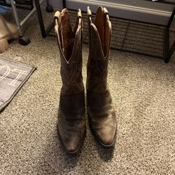 Justin Leather Upper Oil Resistant Boots, Sz 6.5
